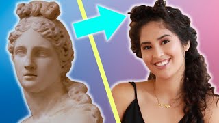 Women Try Ancient Hairstyles