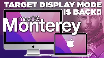 Mac OS Monterey TARGET DISPLAY MODE  IS BACK!! legacy support for Thunderbolt 2 on older Macs OCLP