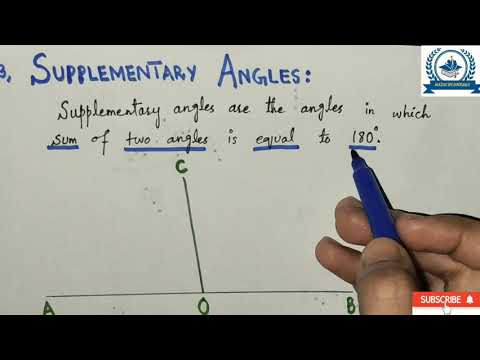 Supplementary Angles in urdu/Hindi | part 2 | Fundamental Geometry