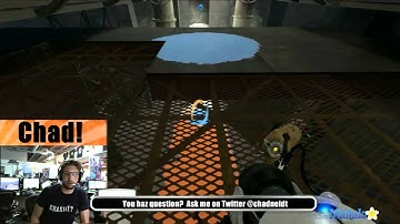 Portal 2 Live Walkthrough with Chad-Part 41