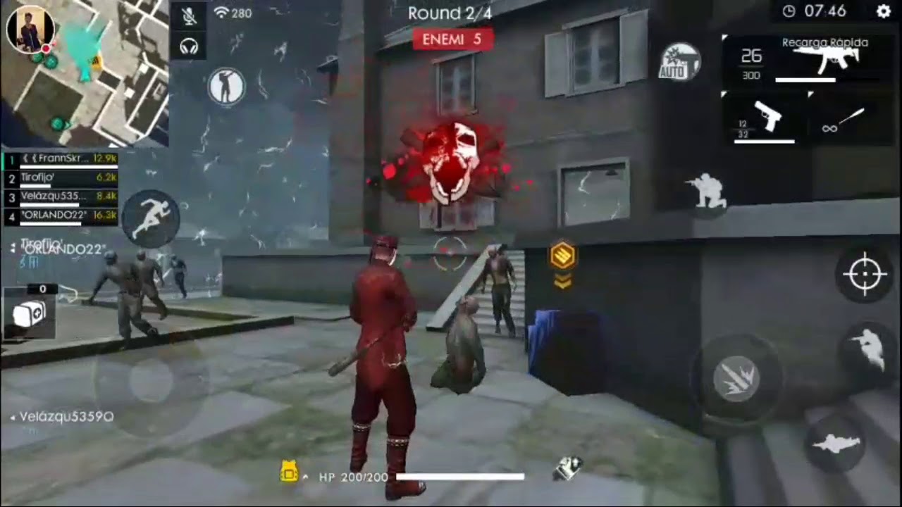 Jugando Modo Zombie//FreeFire😱