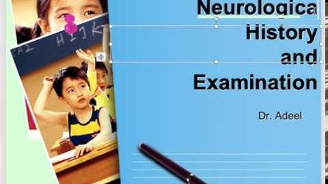 Neurological examination Part 1