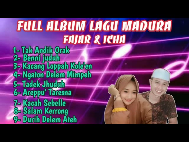 Kumpulan lagu MADURA Yang Lagi Viral 2021 Fajar Dan Icha..!!!!! 😂 class=