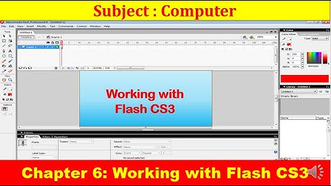 #sssciflash  #flash Working with Flash CS3