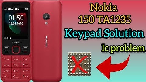 Nokia 150 TA1235 Call Go To Left Down Button Not Work Solution