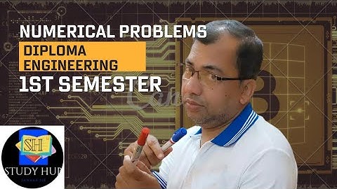 Numerical problems for 1st semester diploma engineering#studyhub #diploma #numericals #physicswallah