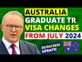 Australia Graduate Visa Changes From July 2024 | Australia Student Visa Update