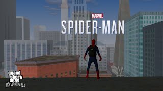 GAMEPLAY & PREVIEW RETEXTURE MARVEL SPIDER-MAN |GTASA ANDROID