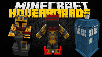 Minecraft: HOVERBOARDS AND SWEGWAYS MOD (The Tardis, Segways and Hoverboards) Mod Showcase