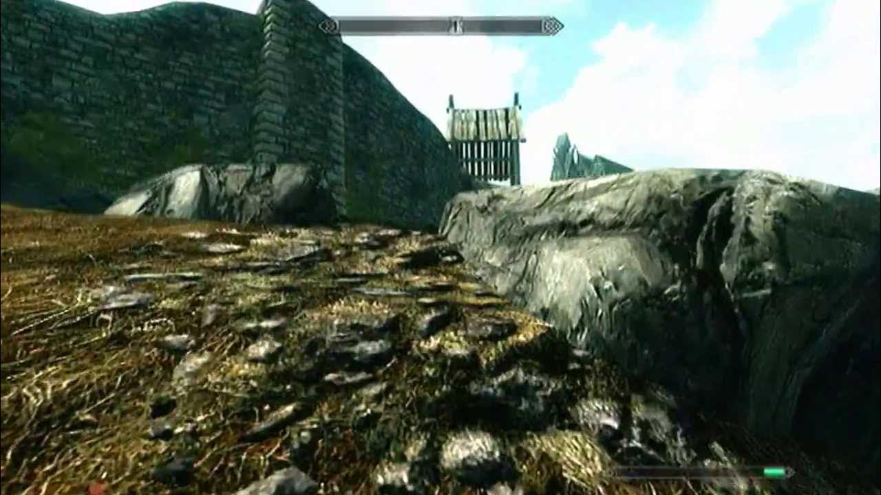 Skyrim Whiterun Chest Under the map (Skyrim Gameplay) YouTube