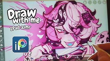 Draw w/ me 🌸 Banner Commission | Ibispaint | iPad ASMR