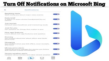 How to Disable Notifications on Microsoft Bing App on Android | Techno Logic | 2023
