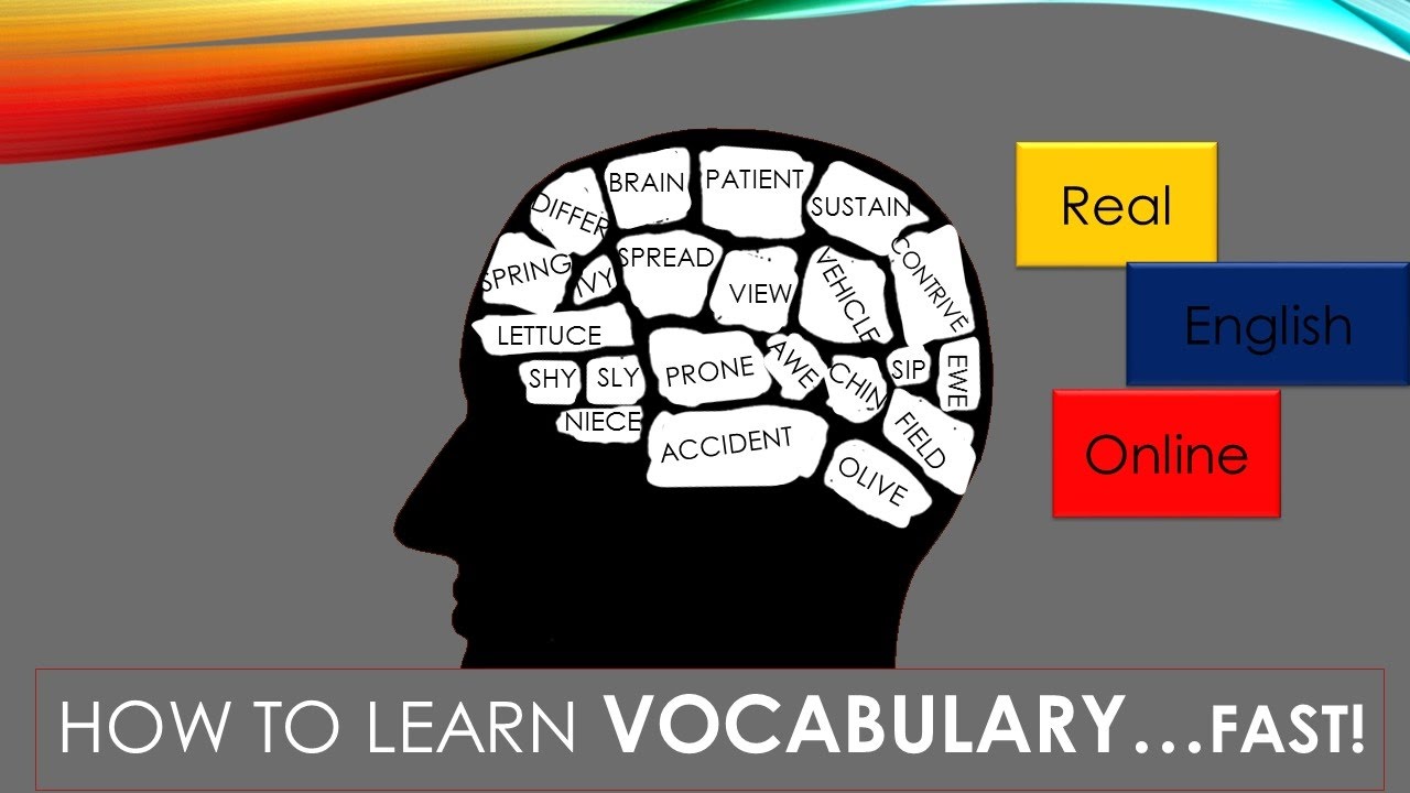 Learn new vocabulary. Learning Vocabulary. How to learn New Words effectively. Real English Words. English is a fast Learning language.