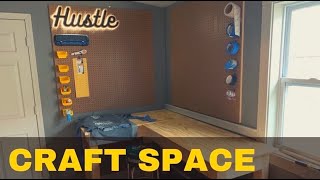 DIY Craft & Screen Printing Space With Hidden Storage Work Bench by Potter's Work 1,023 views 4 years ago 8 minutes, 42 seconds