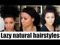 MY 3 LAZY NATURAL HAIRSTYLES ⎜ Collab with Chesica812