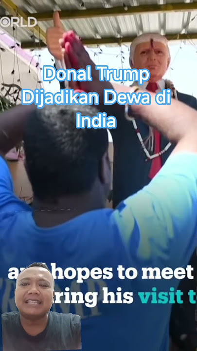 Warga India Anggap Donald Trump Dewa?!