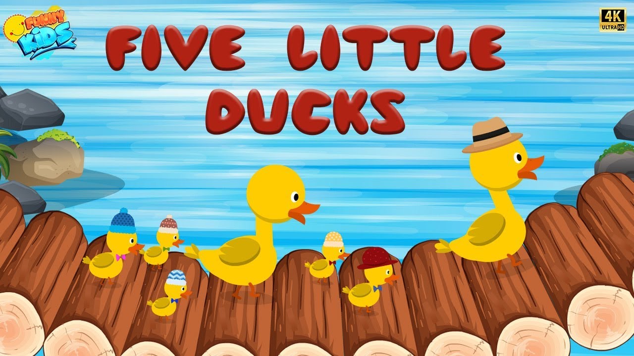 Five Little Ducks | Animation Rhymes For Kids | Funny Kids | Kids Songs ...