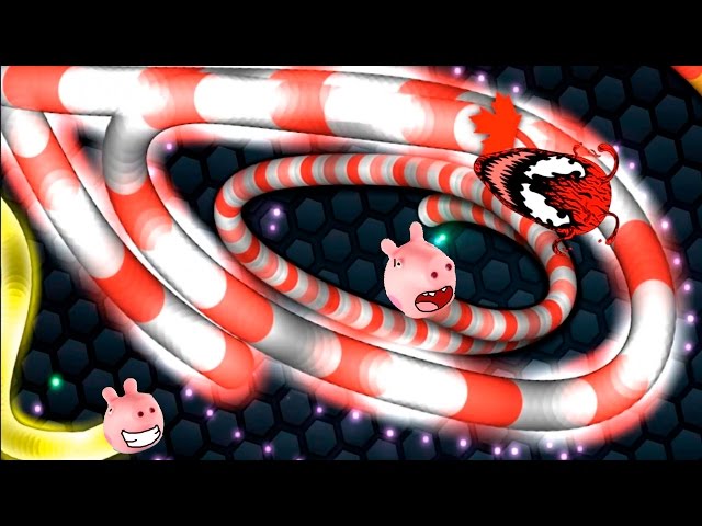 George Pig joga Slither.io - jogo da cobrinha - rumo ao ranking