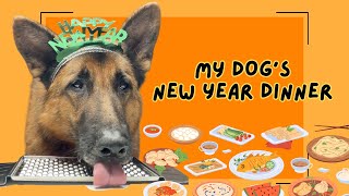 New Year's Dinner for my German Shepherd by Meet the Chows 1,276 views 4 months ago 2 minutes, 25 seconds