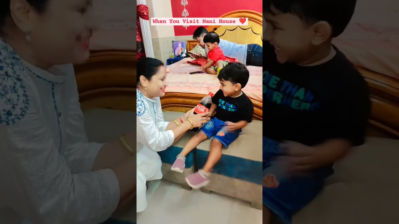The Fun , Only At Nani's House â¤ī¸đ #nanihouse #bhfyp #kids #shorts #baby #babyshorts #viralshots