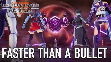 Sword Art Online: Fatal Bullet - PS4/XBOX1/PC - Faster than a bullet (Launch trailer)