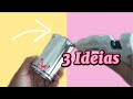 3 IDEIAS COM ESPETÁCULAR COM LATAS,  DIYs LINDOS.