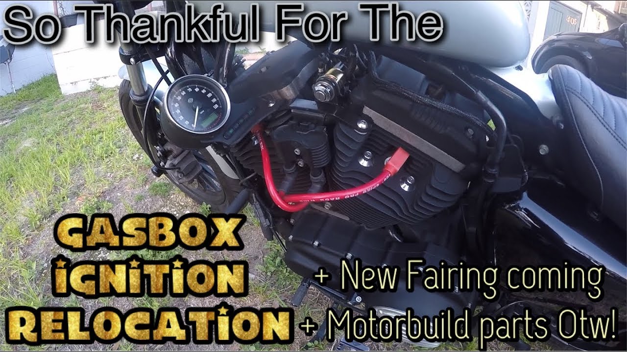 gasbox Ignition relocation for sportster, great quality and design