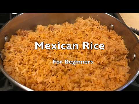 How to make Mexican Rice Recipe ⎮Spanish Rice⎮Step By Step For Beginners