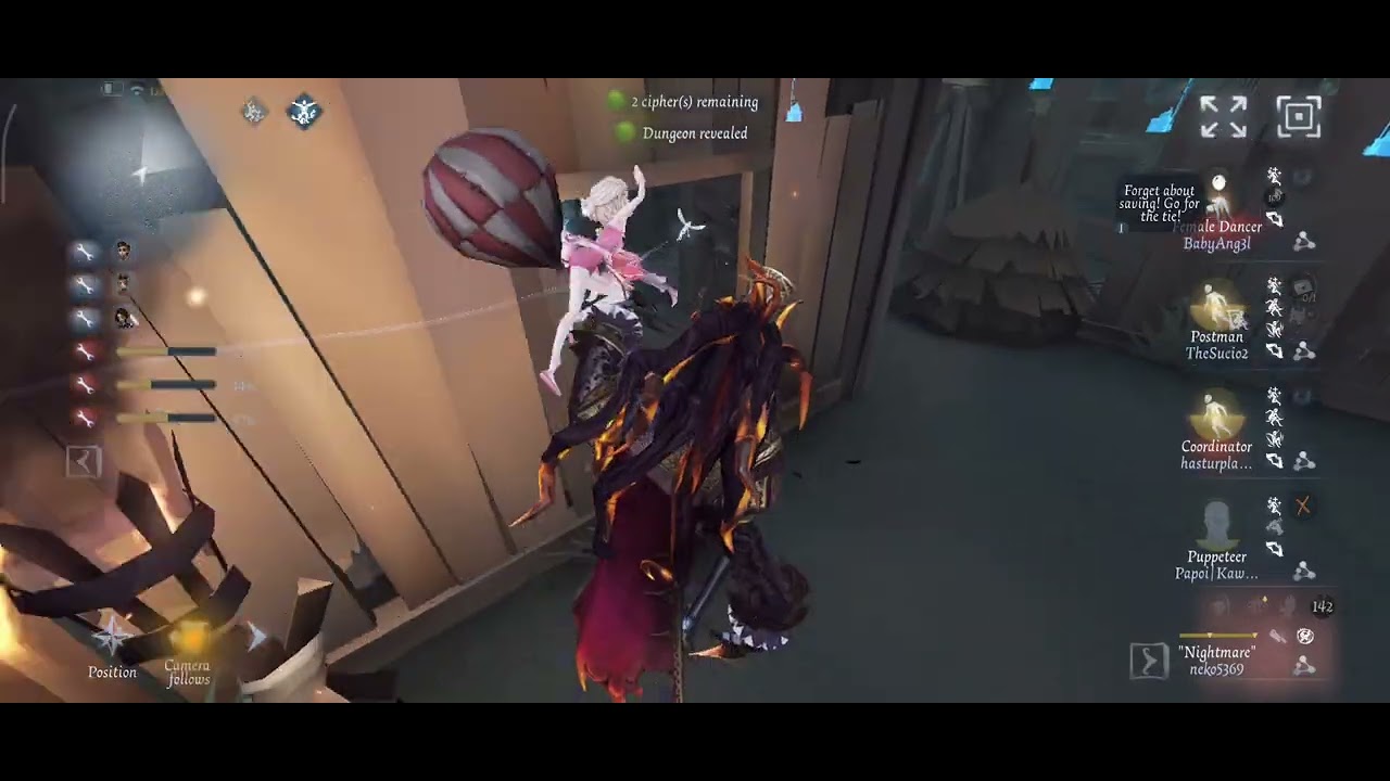 Rank with Abyss S skin Nightmare 🐦‍⬛🐦‍🔥🖋️ #identityv 