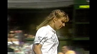 Steffi Graf vs. Monica Seles Wimbledon 1989 R4