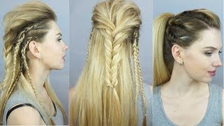 Сериал "Сотня". Прически Октавии Блейк и Рейвен Рейес \ "The 100" Inspired Hair Tutorial