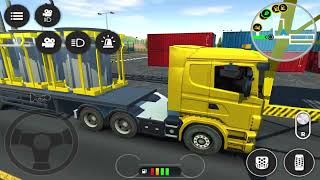 Trò chơi Lái Xe Ô tô Đầu kéo Cần cẩu *** truck Driver Simulator *** android gameplay screenshot 5
