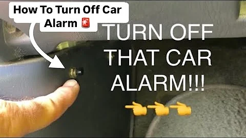 HOW TO TURN OFF CAR ALARM! 🚨 EASY - No Key FOB Needed! (2024 UPDATED)