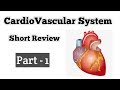 CardioVascular Intro || Part - 1 || CVS Short Review