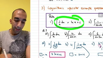A level math 9709 | P3 Lesson | Logarithmic Integration