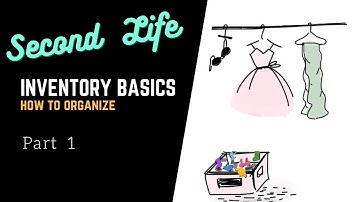 Second Life  l  HOW TO INVENTORY ORGANIZATION TUTORIAL how to organize PART 1  l  Restless Pixel