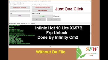 Infinix Hot 10 Lite X657b FRP Unlock Cm2