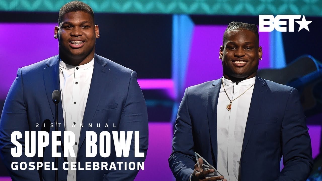 Quinnen \U0026 Quincy Williams Thank Family \U0026 God In Faith In Action Award Speech | Super Bowl Gospel '20