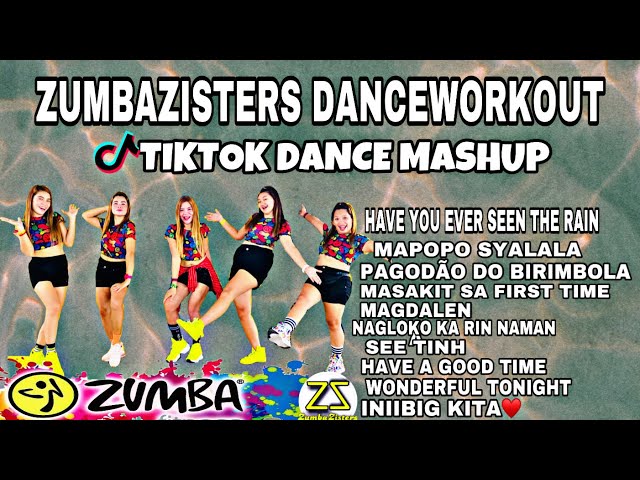 TIKTOK DANCE MASHUP | ZUMBAZISTERS DANCE WORKOUT | TIKTOK TREND | DANCE TREND | ZIN ANN TEOFILO class=