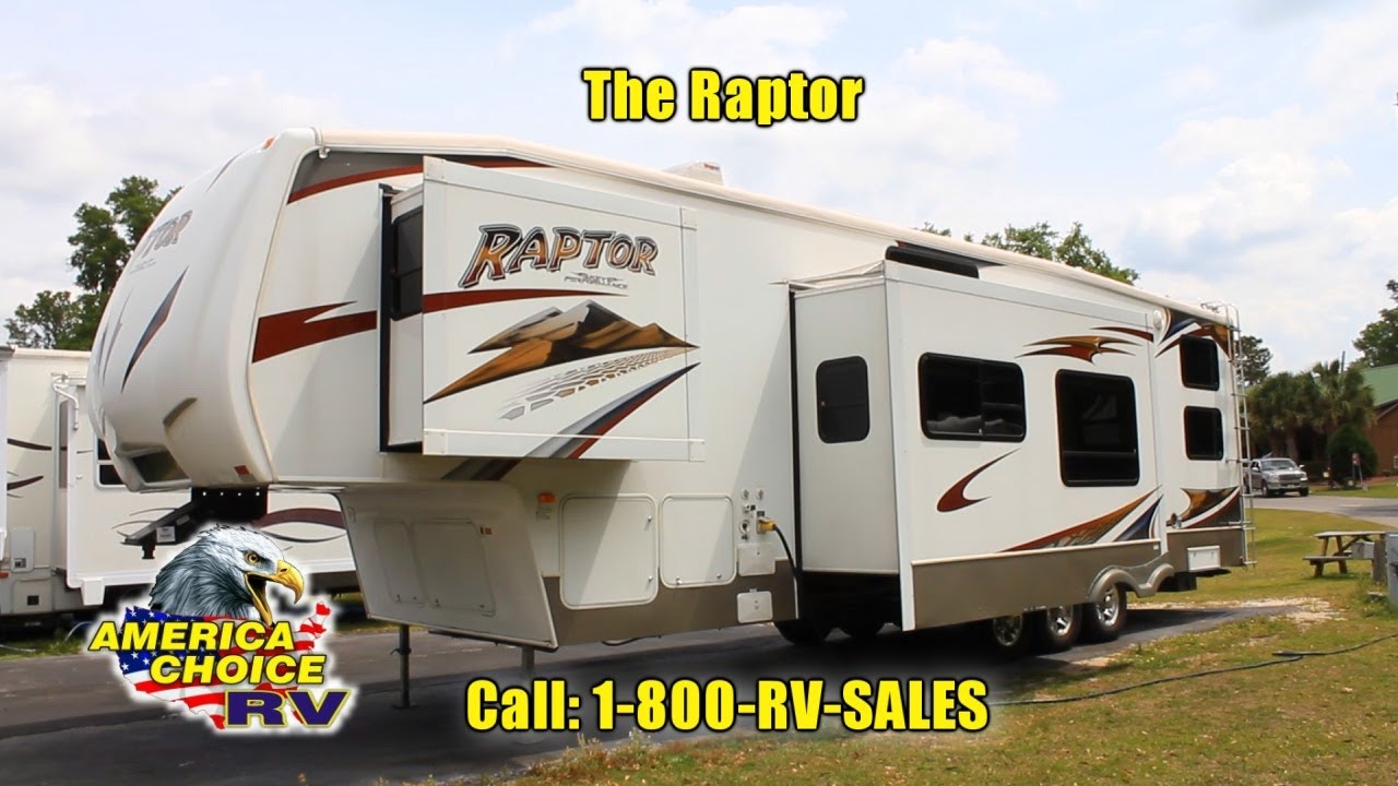 2008 Keystone Raptor 3612 Fifth 5th Wheel Toy Hauler RV at America