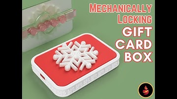 Live 3D Printing | Bambu X1 | Mechanically Locking Gift Card Box