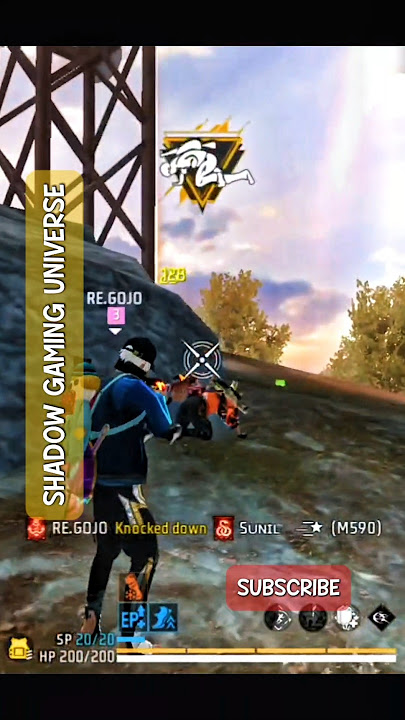 SH×GOJO | FREE FIRE UNBELIEVABLE ELIMINATION #freefire #shadowgaming #edit #tepukkartu