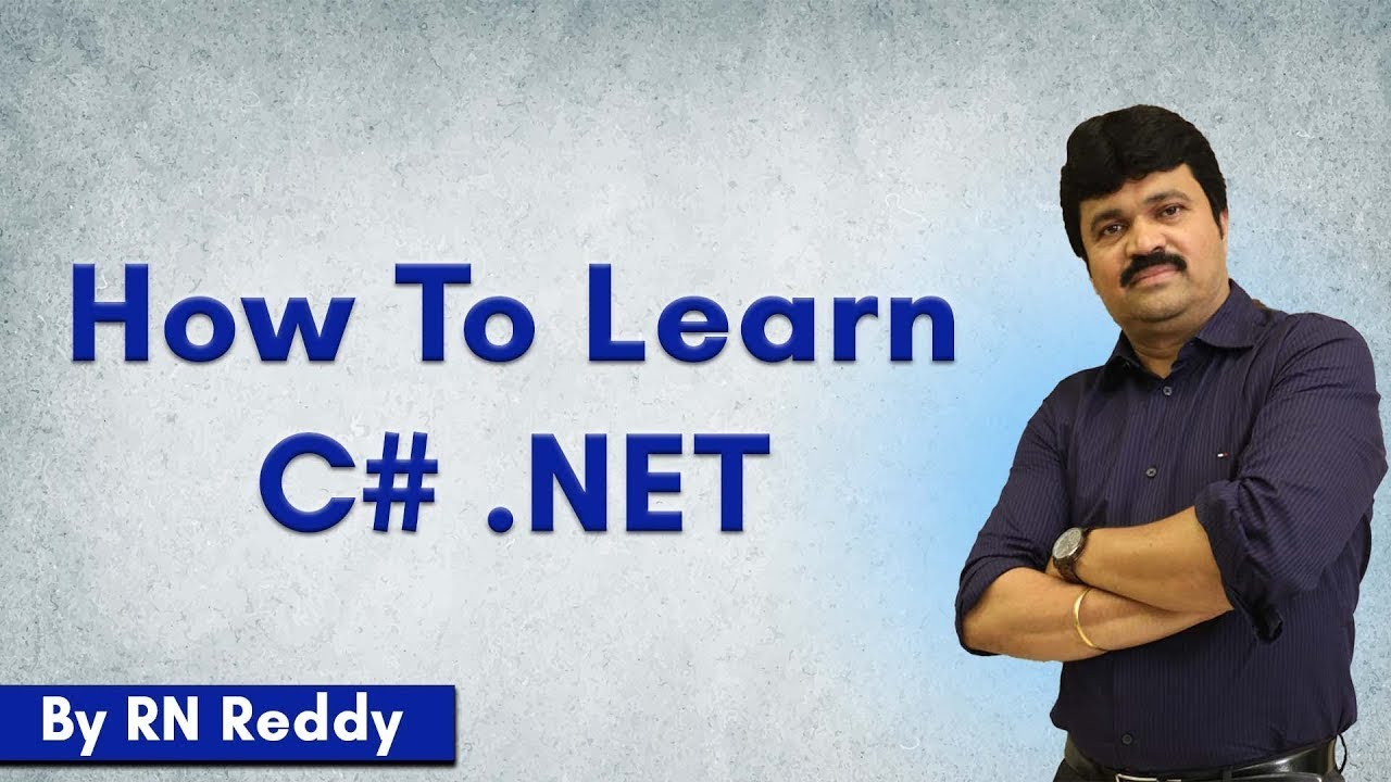 How to learn C# net - YouTube