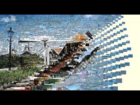 フォトモザイクアート映像サンプル