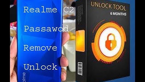 Realme C2 Password Pattern Frp Remove Unlock Tool 2023