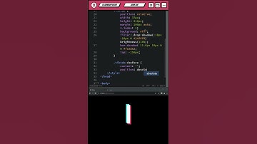LOGO TIKTOK | HTML CSS #shorts #html #css #tiktok