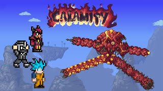 Modded Terraria Multiplayer Funny Moments - 3 idiots play the CALAMITY MOD