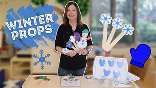 Printable Props for Winter Circle Time Activities
