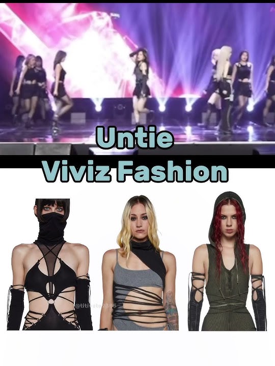 VIVIZ UNTIE FASHION #viviz #untie #kpopfashion #outfit #kpop #fashion #shorts