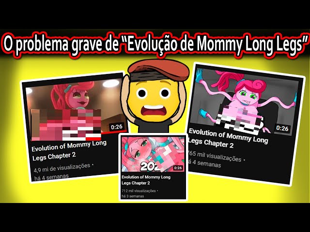 EVOLUÇÃO DO MOMMY LONG LEGS (POPPY PLAYTIME)! (Evolution of Mommy